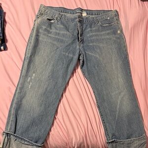 Old Navy Women's Cropped Jeans - Light Blue